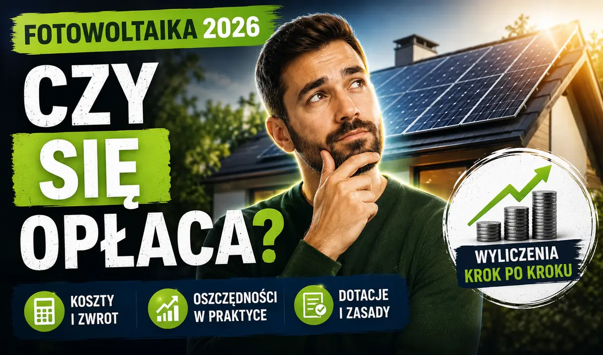 Czy fotowoltaika nadal się opłaca? Rachunek za 2026 rok bez marketingu